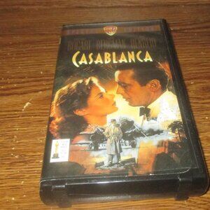 Casablance (VHS, Original from 1943 but remastered in1998 on this tape)